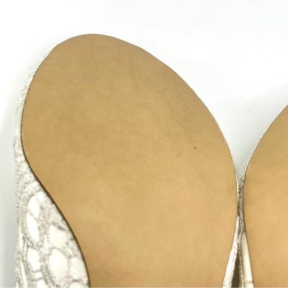 Paradox London Pink Women's Ivory White Lace Peep Toe Heels Pumps Shoes 9 - Picture 10 of 14